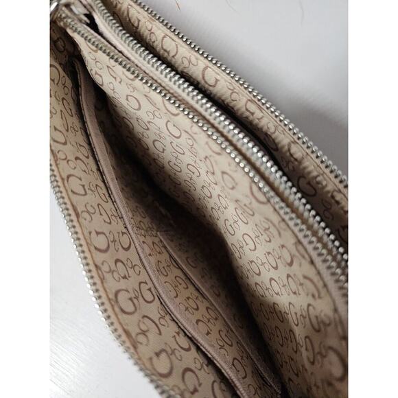 GUESS Kalei Mini Double Zip Crossbody Sling Purse Pink - Picture 5 of 5